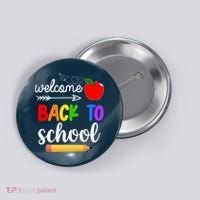 Welcome Back To School Teachers Students Button thumb 0