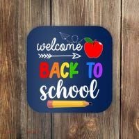 Welcome Back To School Teachers Students Coaster thumb 0