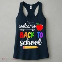 Welcome Back To School Teachers Students Women's Tank Top thumb 3