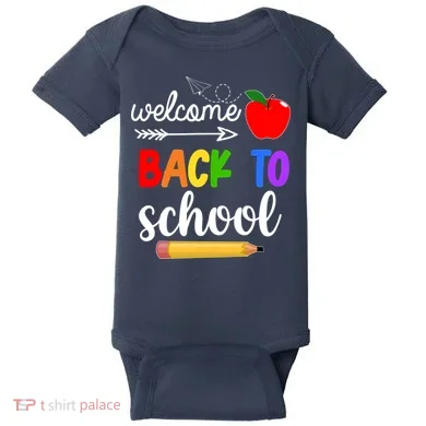 Welcome Back To School Teachers Students Baby Bodysuit