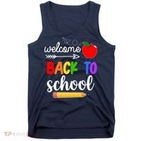 Welcome Back To School Teachers Students Tank Top thumb 0