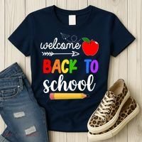 Welcome Back To School Teachers Students Women's T-Shirt thumb 3