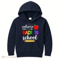 Welcome Back To School Teachers Students Kids Hoodie thumb 0