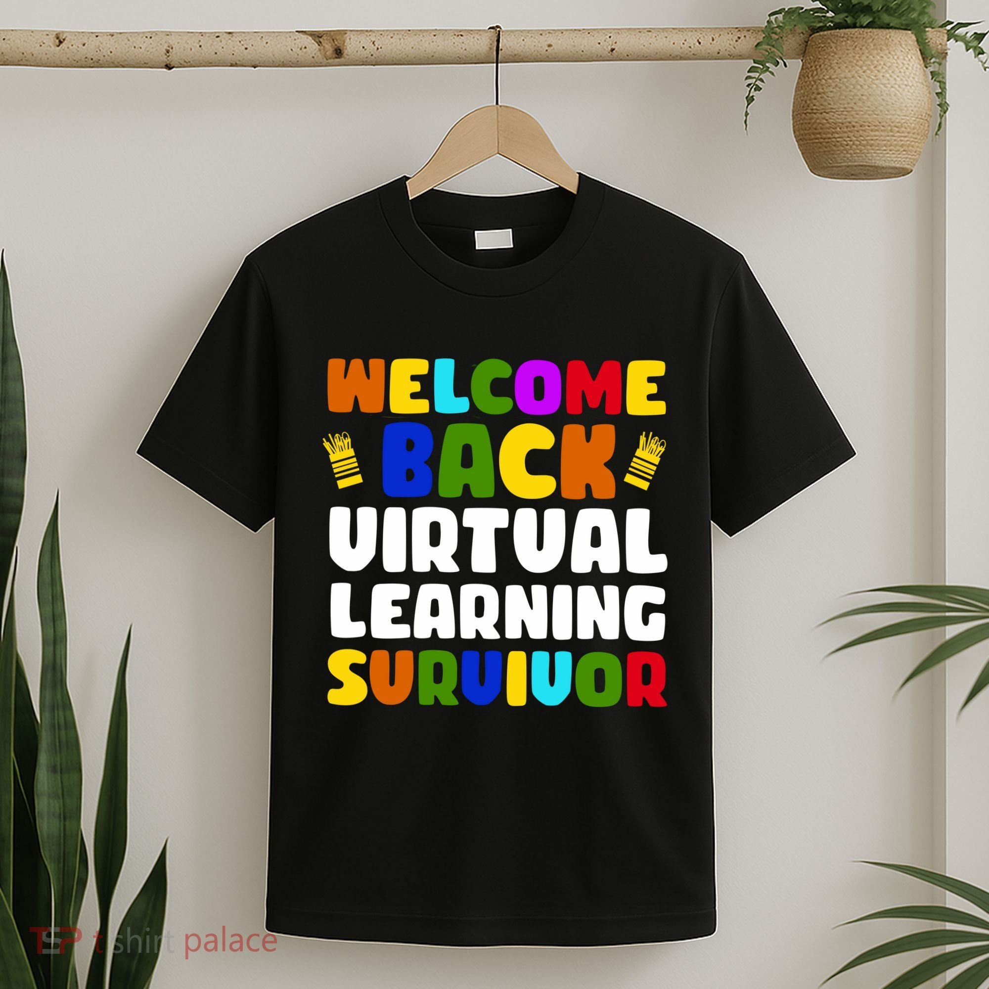 Welcome Back To School Virtual Learning Survivor T-Shirt