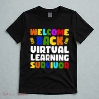 Welcome Back To School Virtual Learning Survivor T-Shirt thumb 5