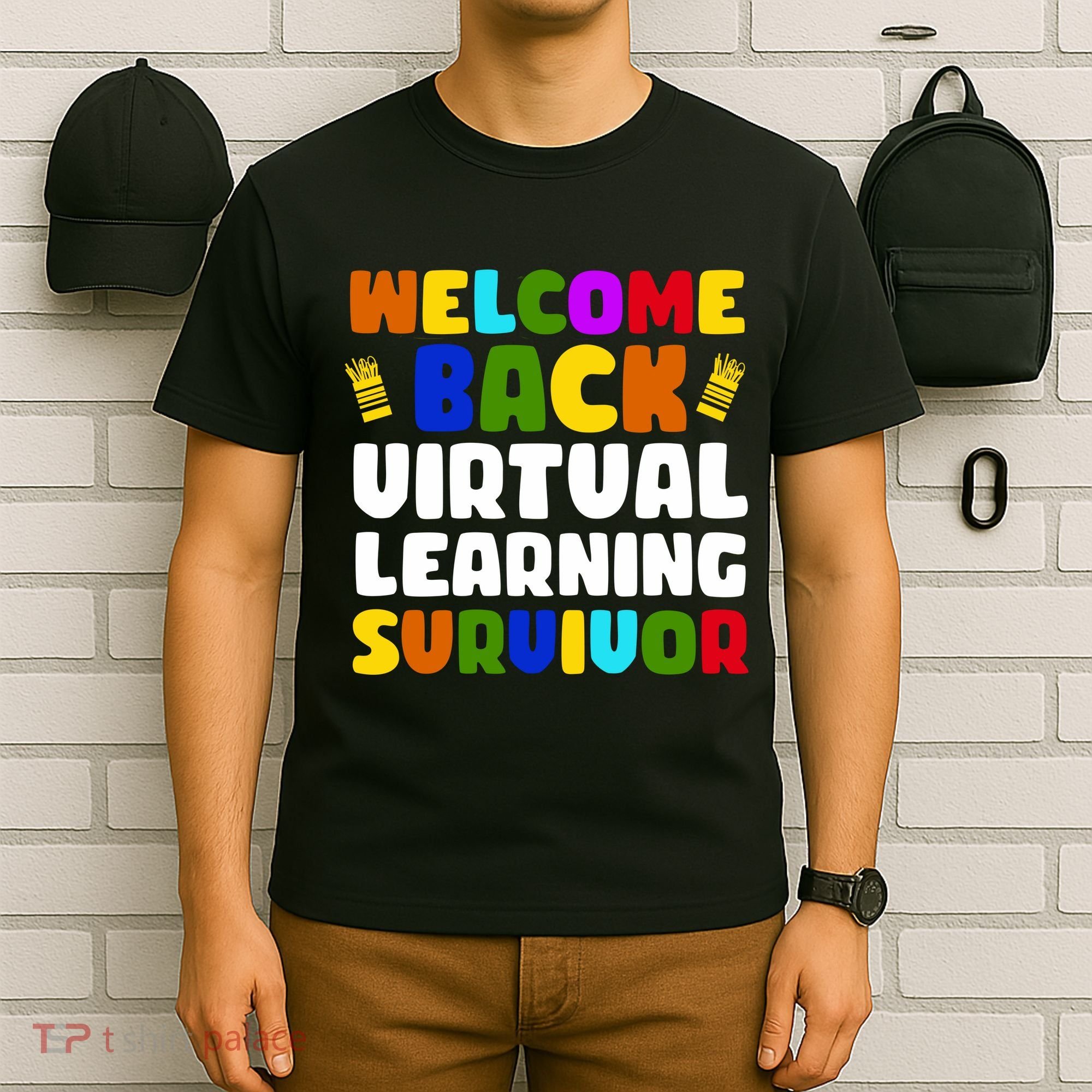 Welcome Back To School Virtual Learning Survivor T-Shirt