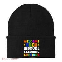 Welcome Back To School Virtual Learning Survivor Beanie thumb 0