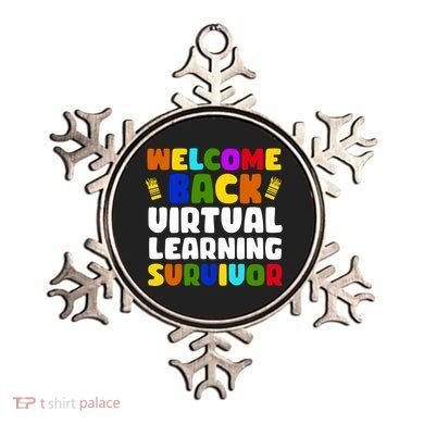 Welcome Back To School Virtual Learning Survivor Ornament