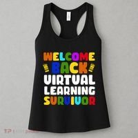 Welcome Back To School Virtual Learning Survivor Women's Tank Top thumb 3
