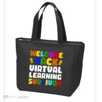 Welcome Back To School Virtual Learning Survivor Tote Bag thumb 3