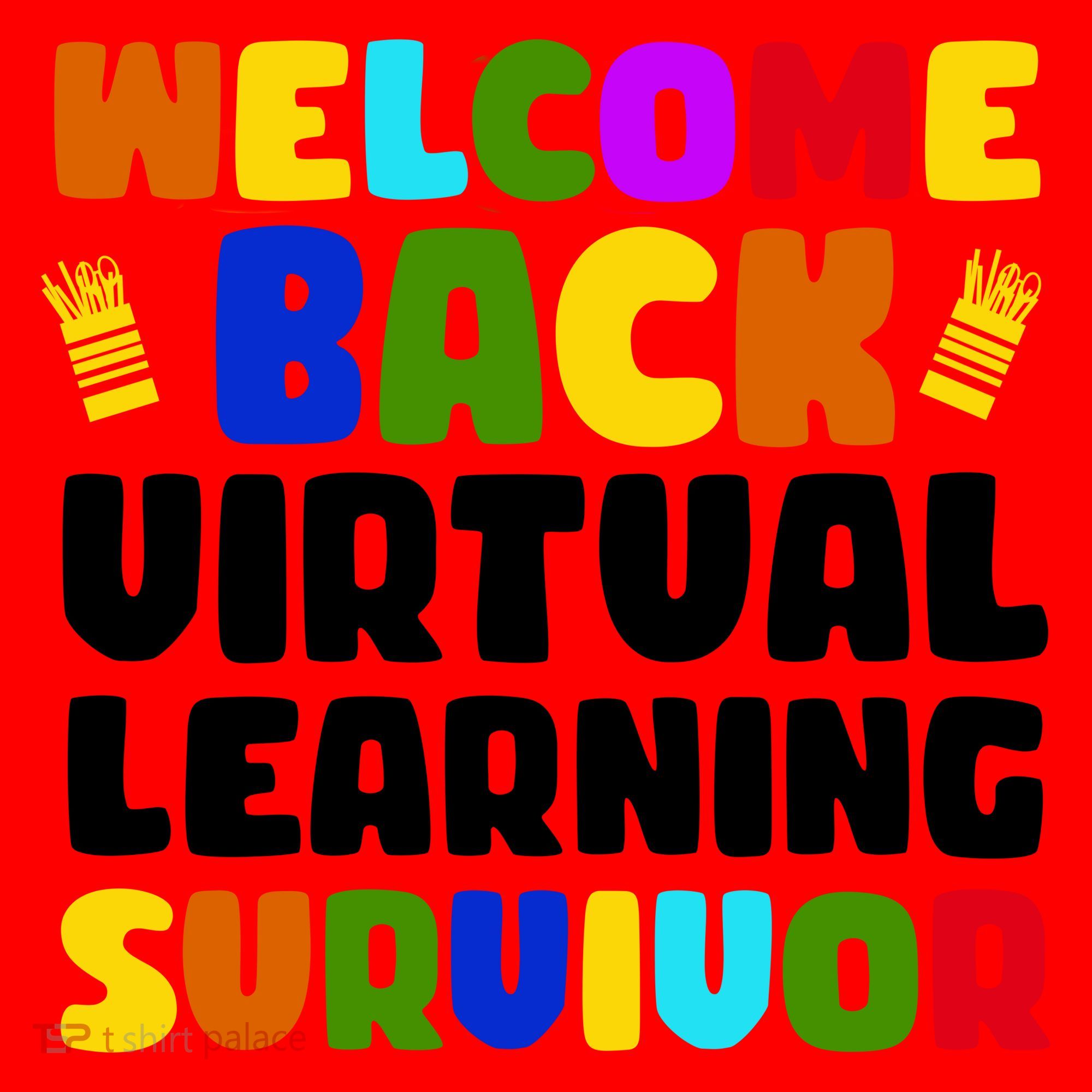 Welcome Back To School Virtual Learning Survivor Santa Hat