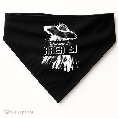 Welcome To Area 51 USA-Made Doggie Bandana