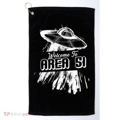 Welcome To Area 51 Golf Towel