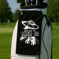 Welcome To Area 51 Golf Towel thumb 2