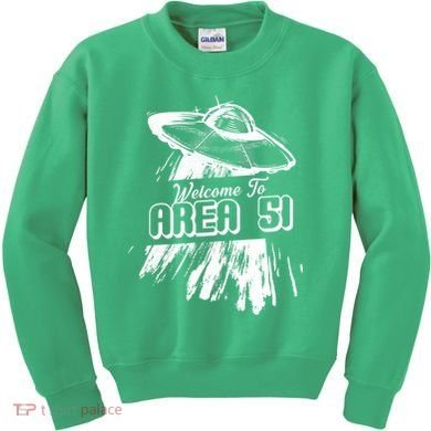 Welcome To Area 51 Kids Sweatshirt