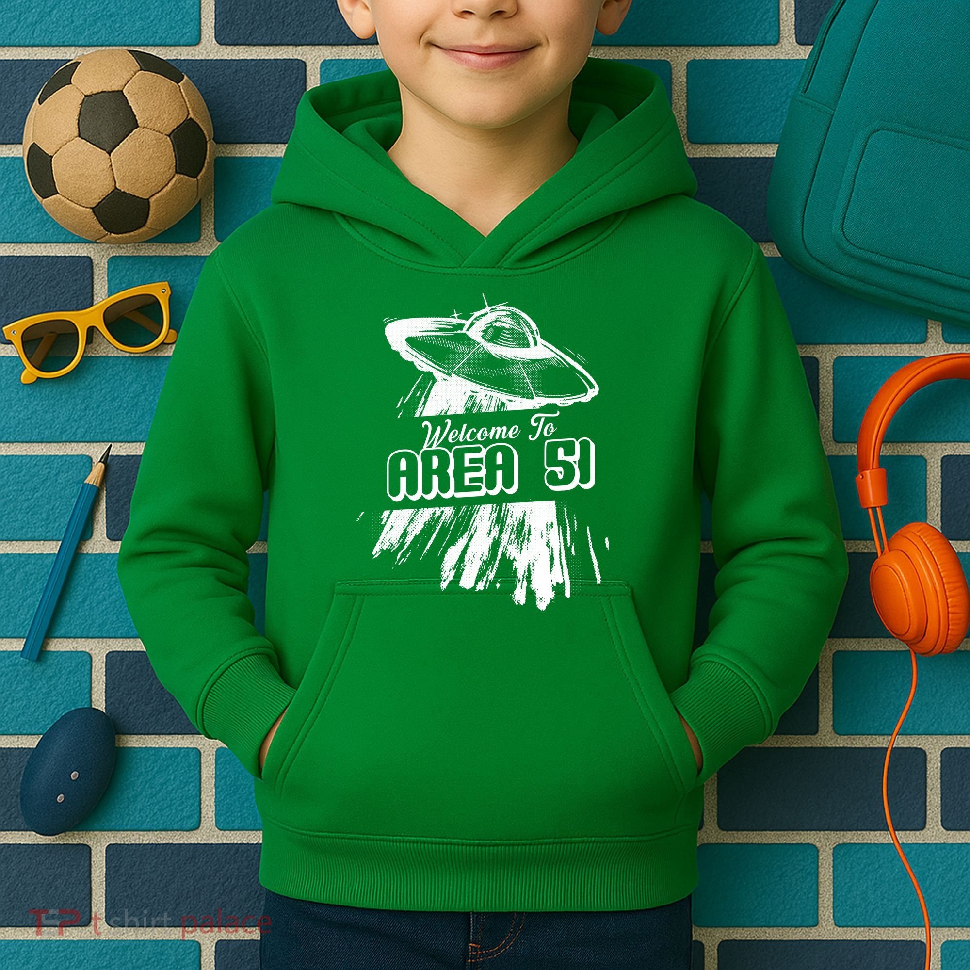 Welcome To Area 51 Kids Hoodie