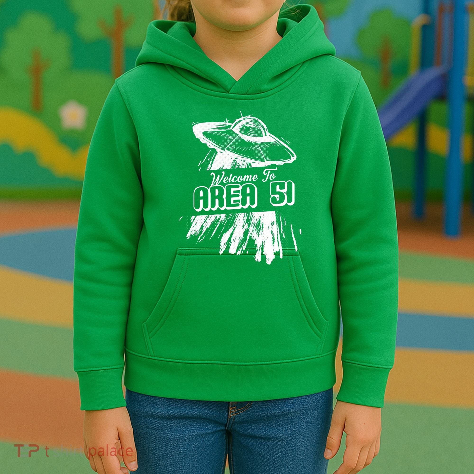 Welcome To Area 51 Kids Hoodie