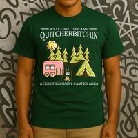 Welcome To Camp Quitcherbitchen T-Shirt thumb 3