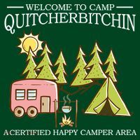 Welcome To Camp Quitcherbitchen Coaster thumb 2