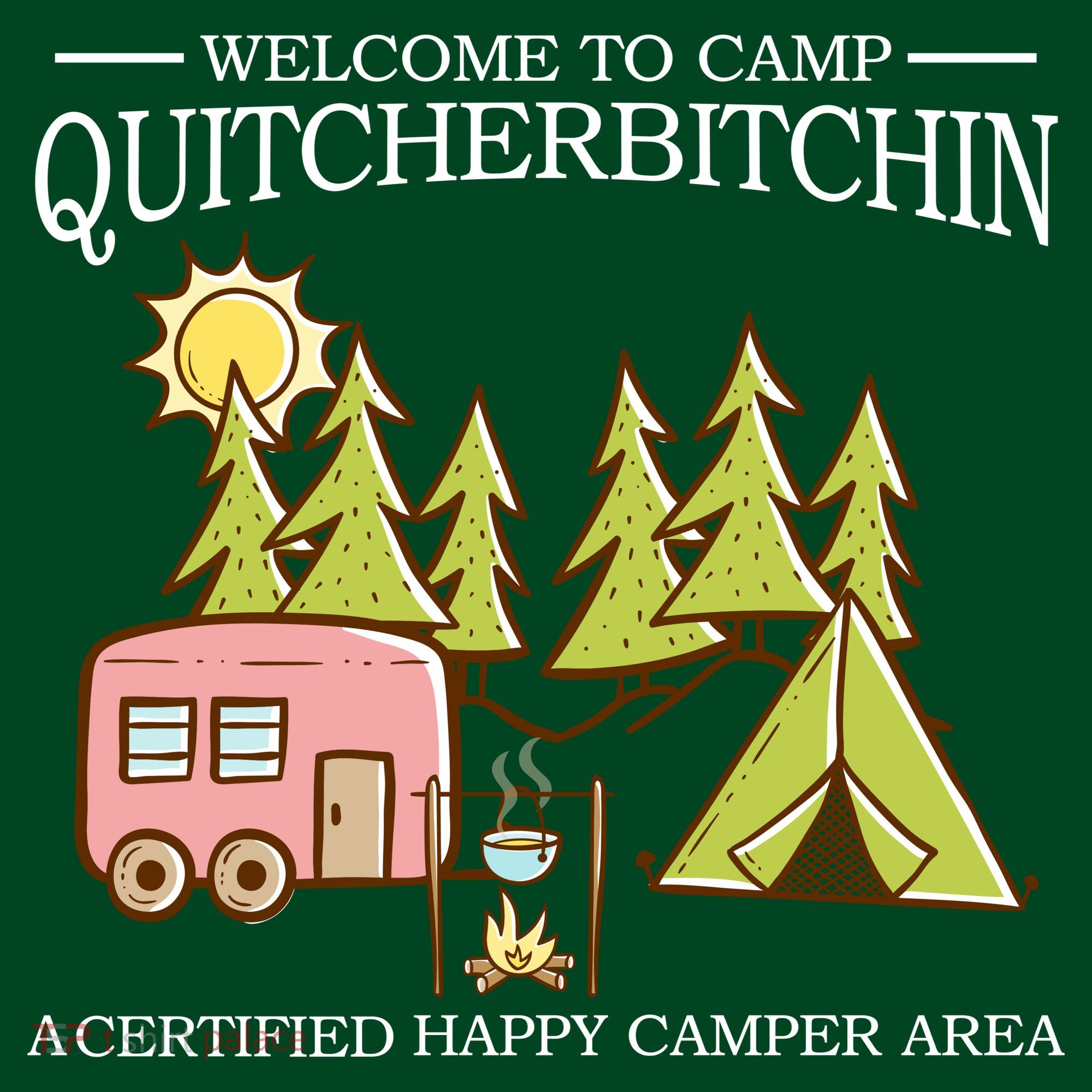 Welcome To Camp Quitcherbitchen Mousepad