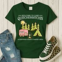 Welcome To Camp Quitcherbitchen Women's T-Shirt thumb 3