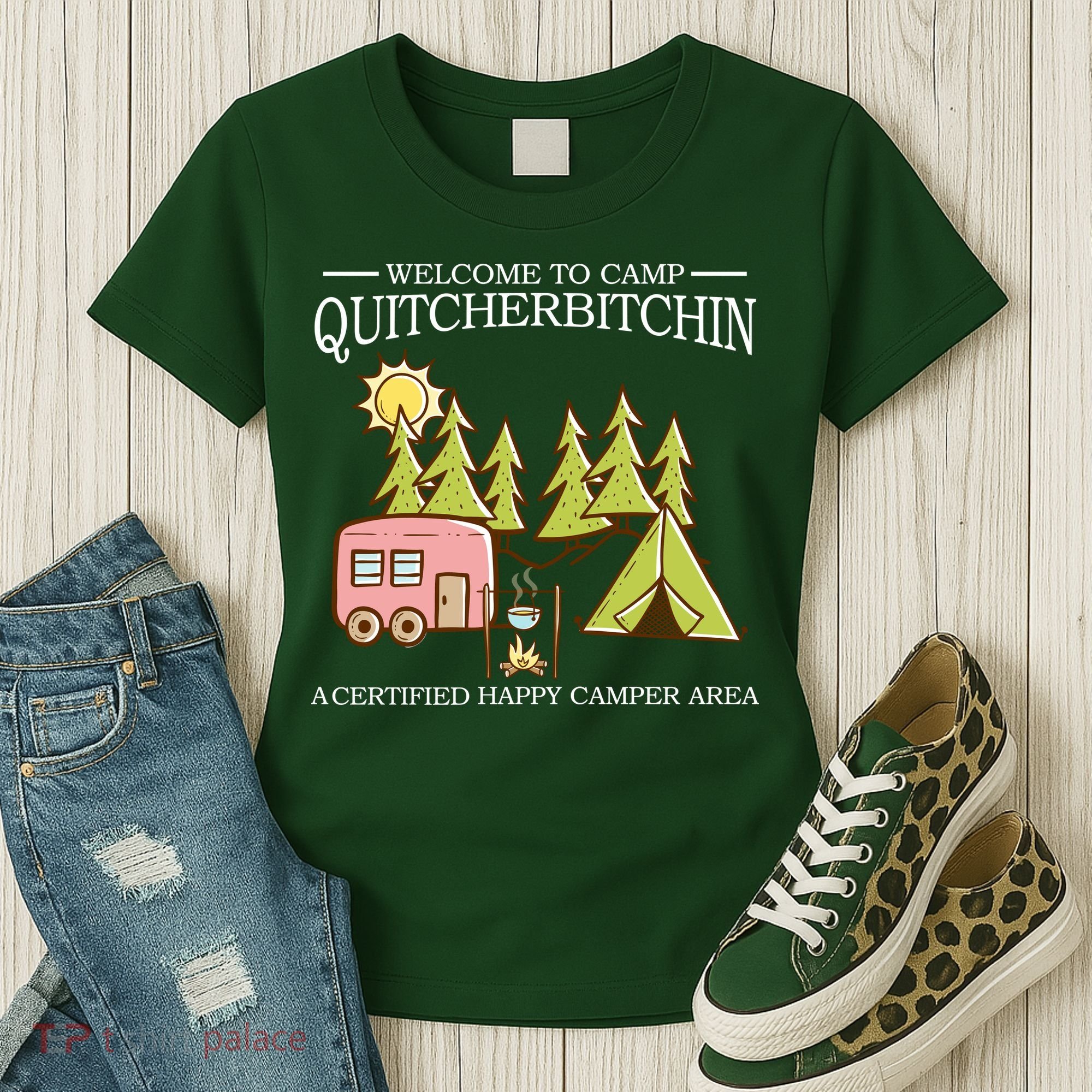 Welcome To Camp Quitcherbitchen Women's T-Shirt