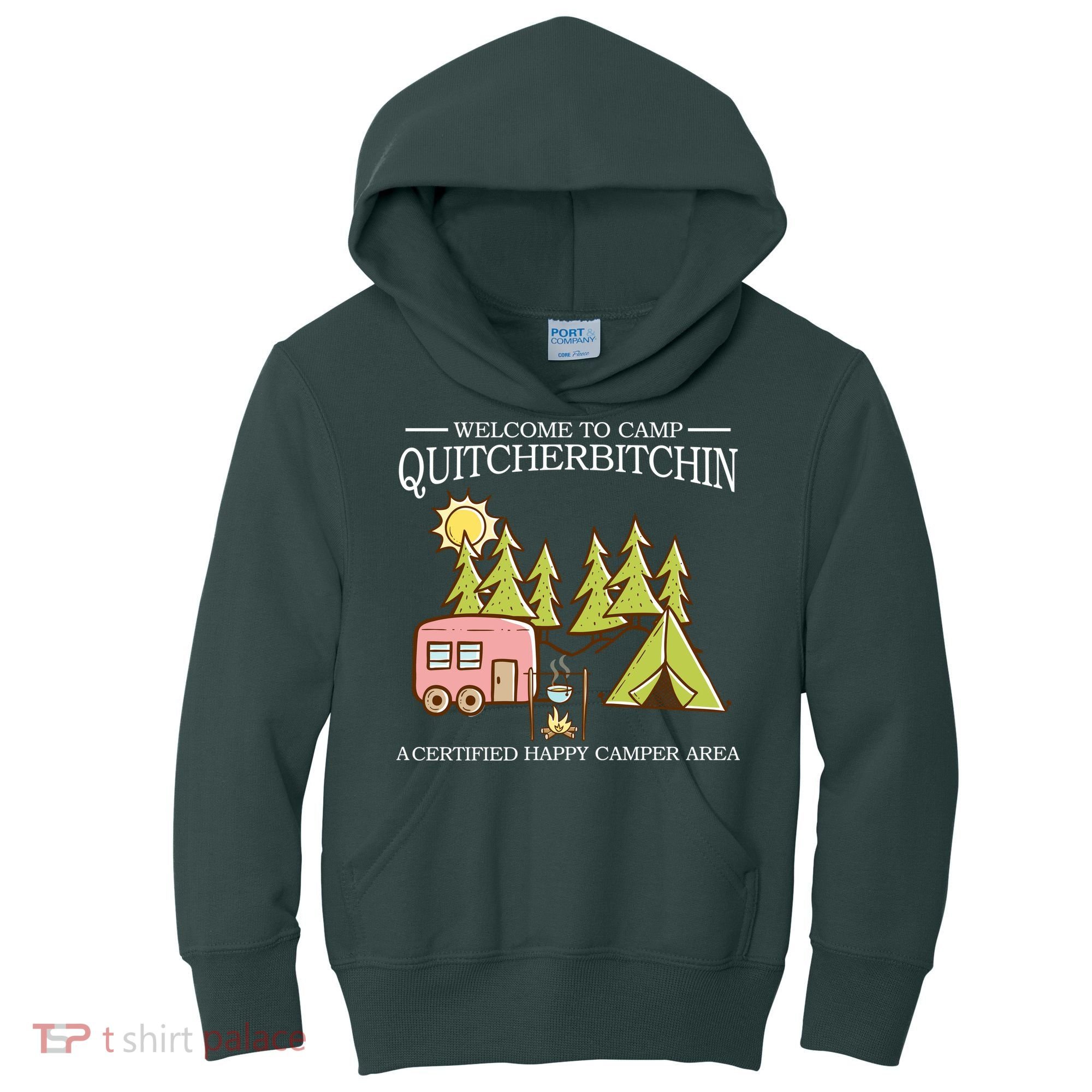 Welcome To Camp Quitcherbitchen Kids Hoodie