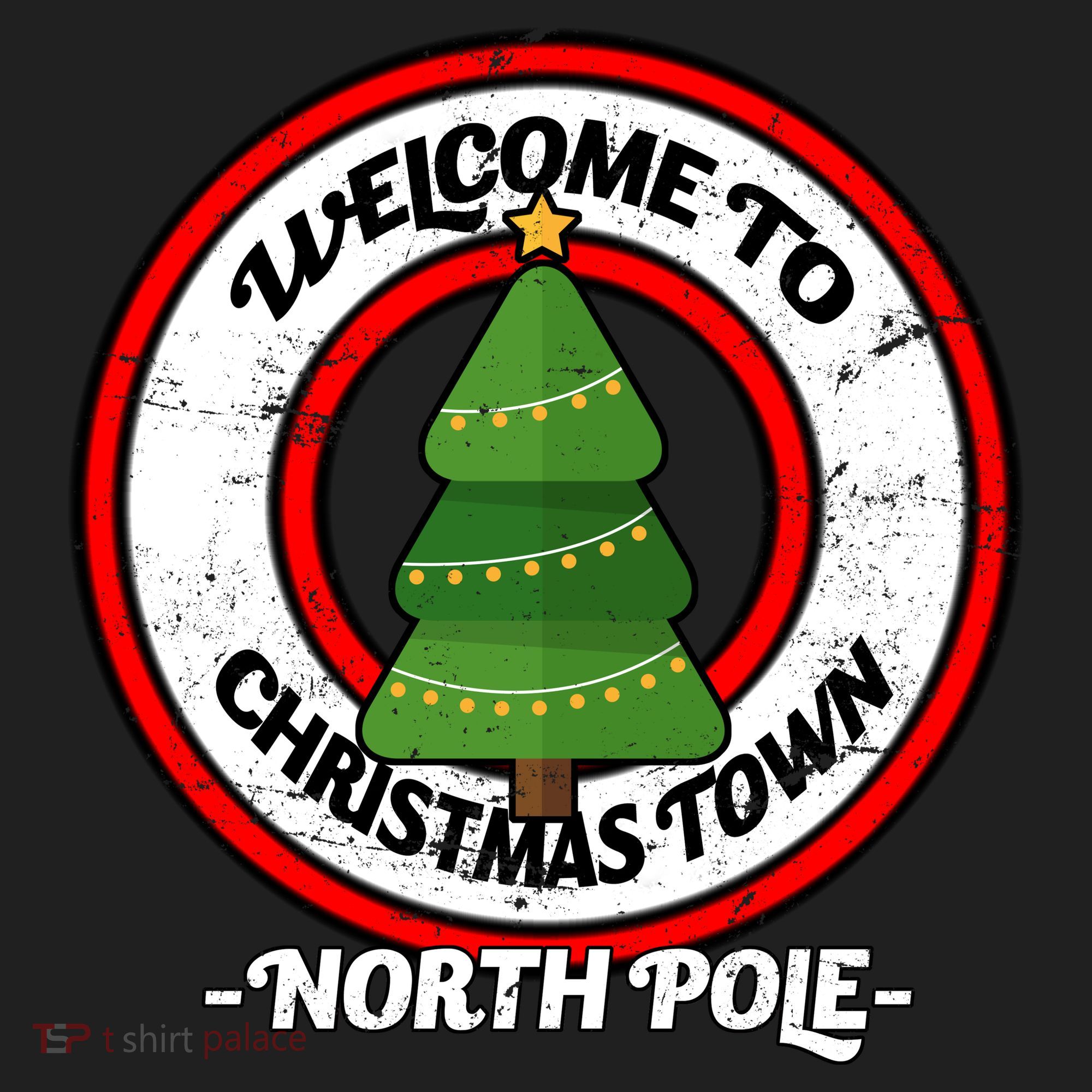 Welcome To Christmas Town North Pole Women's Sweatshirt