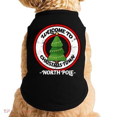 Welcome To Christmas Town North Pole Doggie Tank