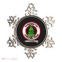 Welcome To Christmas Town North Pole Ornament thumb 0