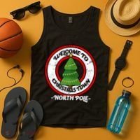 Welcome To Christmas Town North Pole Tank Top thumb 4