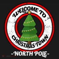 Welcome To Christmas Town North Pole Kids Long Sleeve Shirt thumb 2