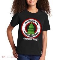 Welcome To Christmas Town North Pole Kids T-Shirt thumb 2
