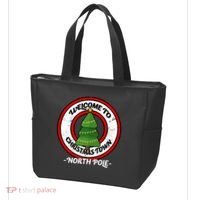 Welcome To Christmas Town North Pole Tote Bag thumb 3
