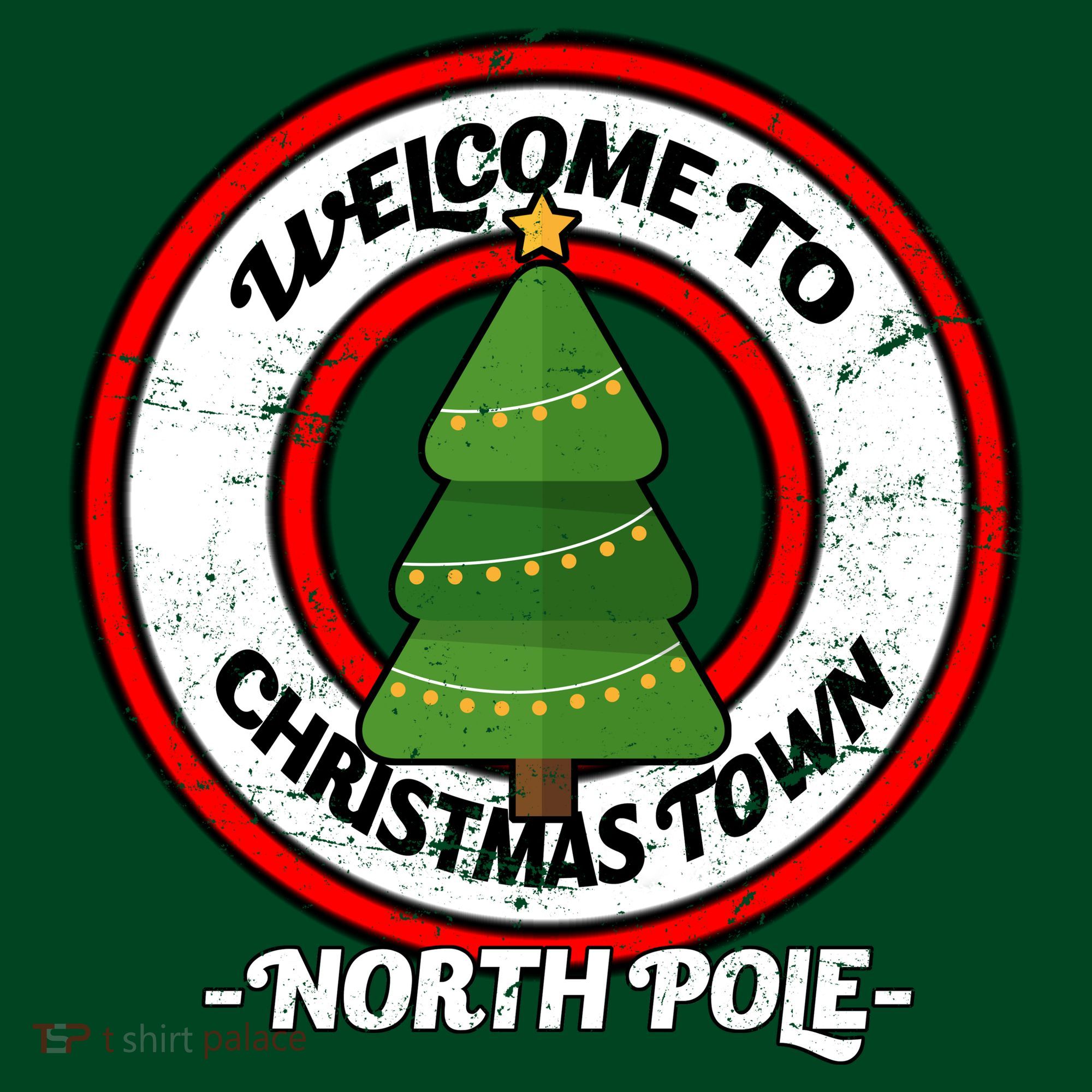 Welcome To Christmas Town North Pole Hoodie