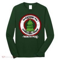 Welcome To Christmas Town North Pole Long Sleeve Shirt thumb 0