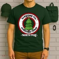 Welcome To Christmas Town North Pole T-Shirt thumb 6
