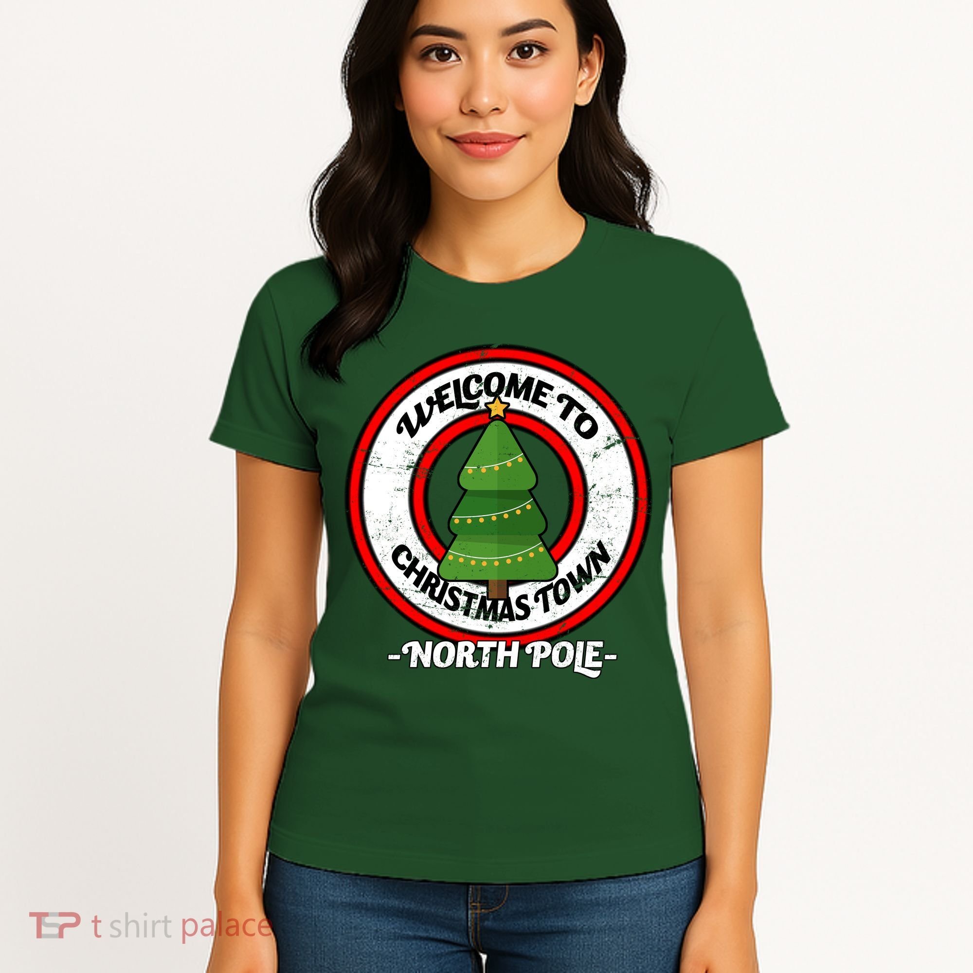 Welcome To Christmas Town North Pole Women's T-Shirt