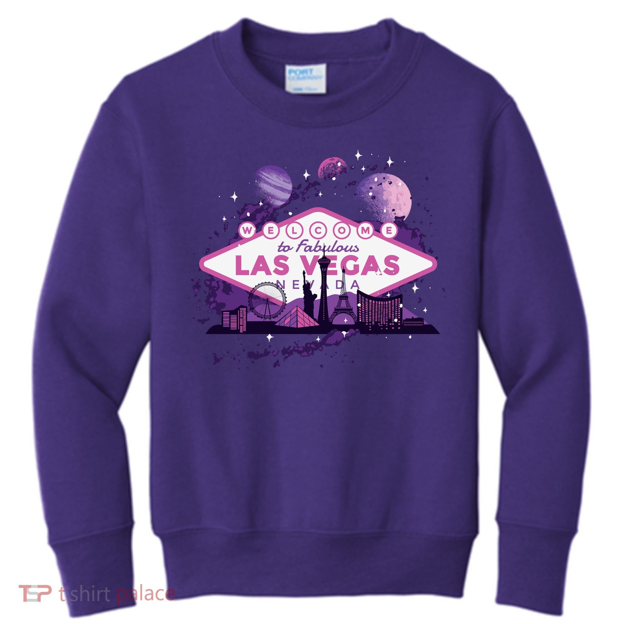 Welcome To Fabulous Las Vegas Kids Sweatshirt