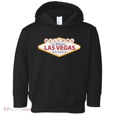 Welcome To Fabulous Las Vegas Sign Toddler Hoodie