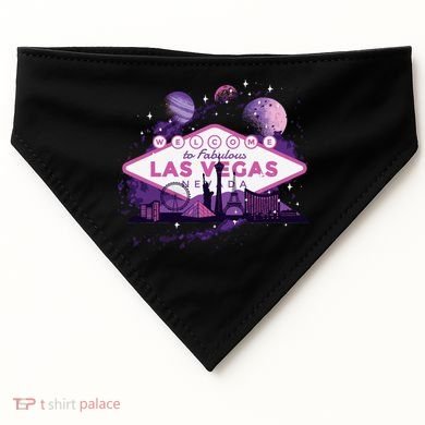 Welcome To Fabulous Las Vegas Universe USA-Made Doggie Bandana