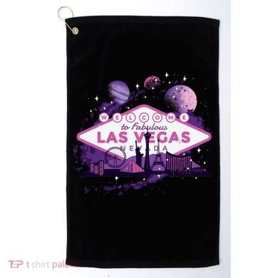 Welcome To Fabulous Las Vegas Universe Golf Towel