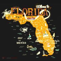Welcome To Florida Cool Tourist Map Backpack thumb 2