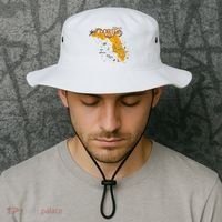 Welcome To Florida Cool Tourist Map Bucket Hat thumb 2