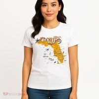 Welcome To Florida Cool Tourist Map Women's T-Shirt thumb 4