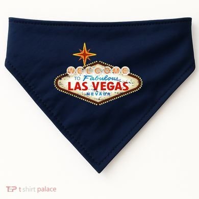 Welcome to Las Vegas Classic Sign USA-Made Doggie Bandana