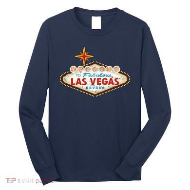 Welcome to Las Vegas Classic Sign Long Sleeve Shirt