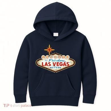 Welcome to Las Vegas Classic Sign Kids Hoodie