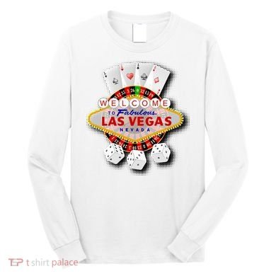 Welcome To Las Vegas Original Logo Long Sleeve Shirt
