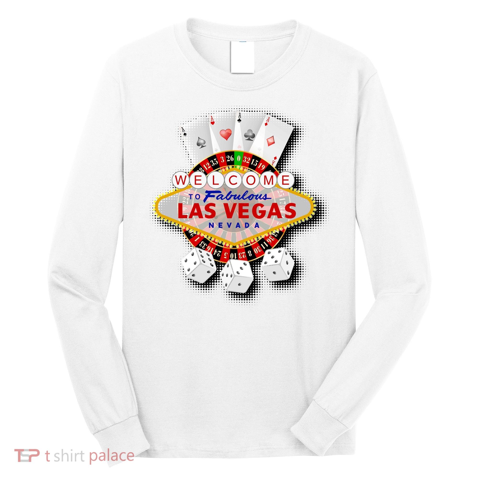 Welcome To Las Vegas Original Logo Long Sleeve Shirt